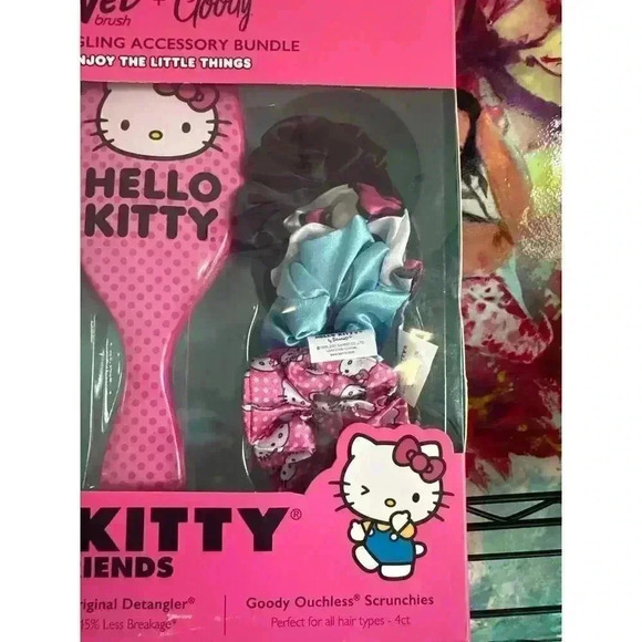 WET BRUSH + Goody Detangling Accessory Bundle Hello Kitty And Friends - Picture 3 of 5
